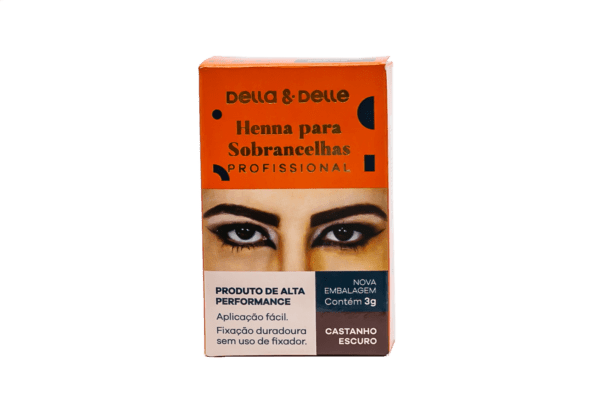 henna castanho escuro 3g