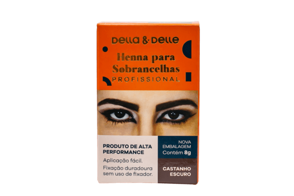 henna castanho escuro 8g