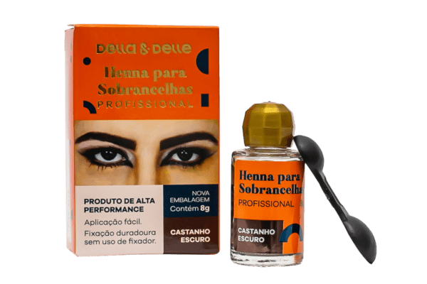 henna castanho escuro 8g