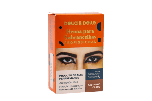 henna castanho claro 8g