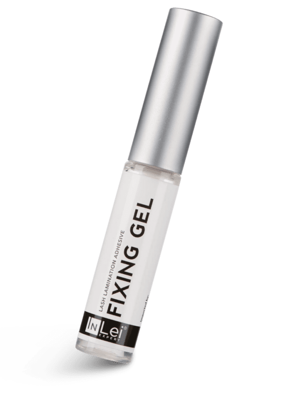 fixing gel cola para cílios solúvel em água 5ml especialista inlei®