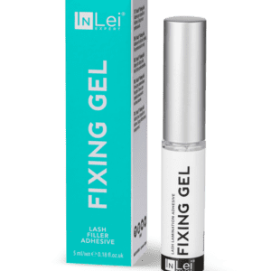 fixing gel cola para cílios solúvel em água 5ml especialista inlei®