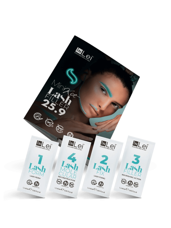mini kit lash filler 25.9 laminação de cílios 4 x 1,2 ml inlei®
